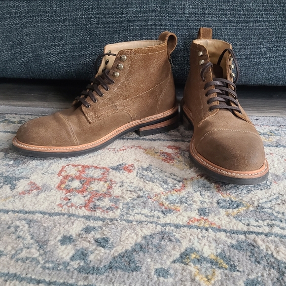 Huckberry Other - Rhodes (Huckberry) "Portland" Service Boot | Waxed Mohave Suede | 10.5D
